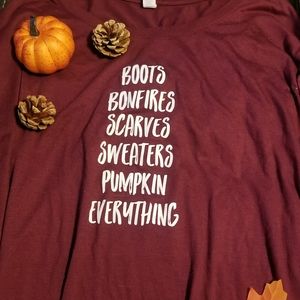 Fall long sleve